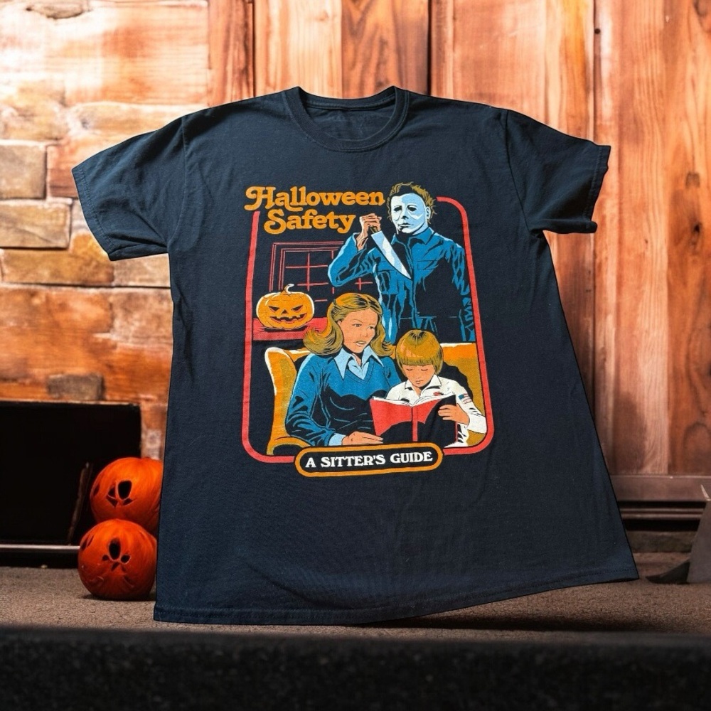 HALLOWEEN SAFETY A SITTER’S GUIDE TEE SHIRT - SIZE M